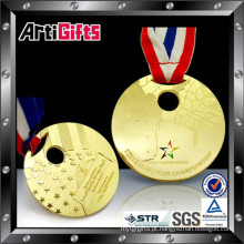 Medalha de medalha de ouro de design personalizado
